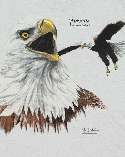 Vintage 90's Parksville Vancouver Eagle Graphic T-Shirt - L