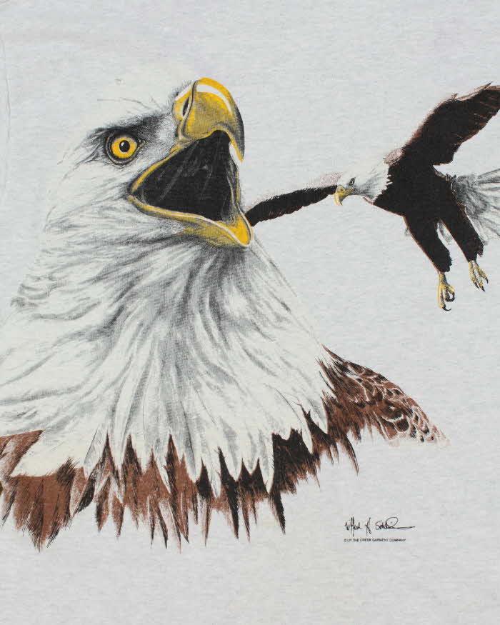 Vintage 90's Parksville Vancouver Eagle Graphic T-Shirt - L
