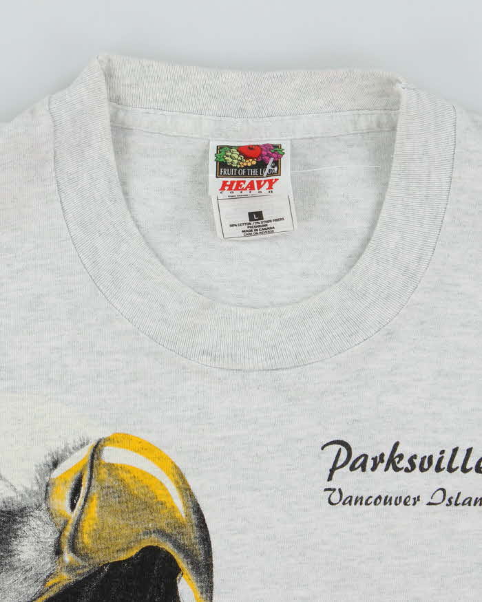 Vintage 90's Parksville Vancouver Eagle Graphic T-Shirt - L