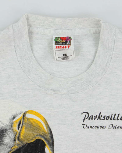 Vintage 90's Parksville Vancouver Eagle Graphic T-Shirt - L