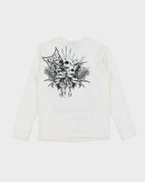 Vintage Y2K Tap Out Graphic Print Waffle Long-sleeved T-Shirt - S