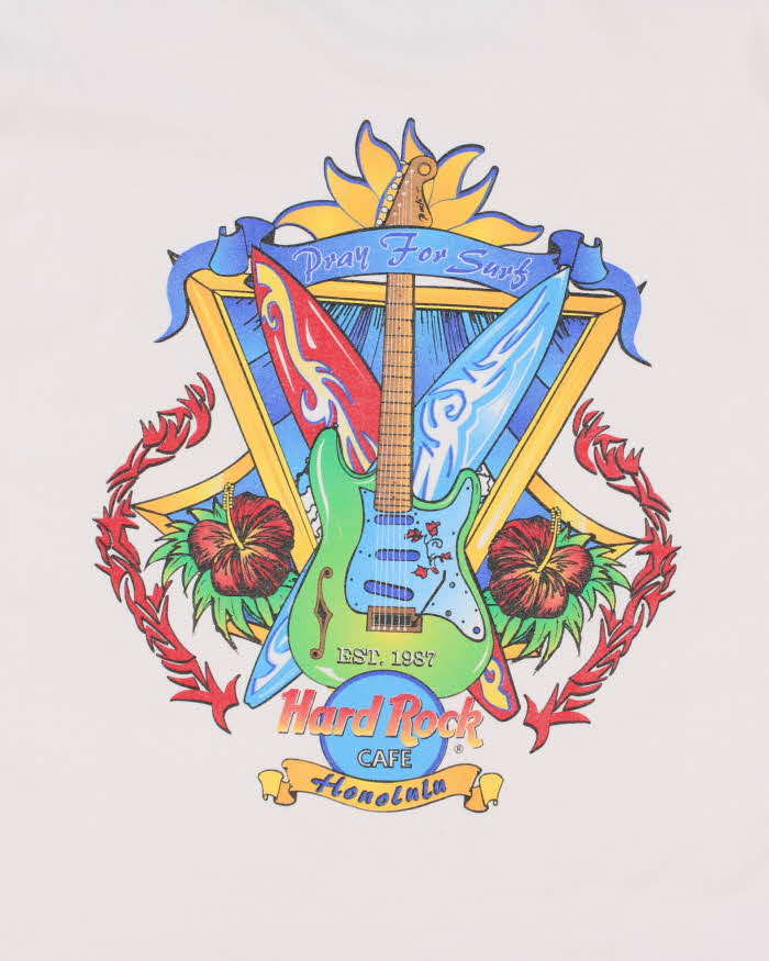 Vintage 2000's Hard Rock Honolulu Graphic T-Shirt - L