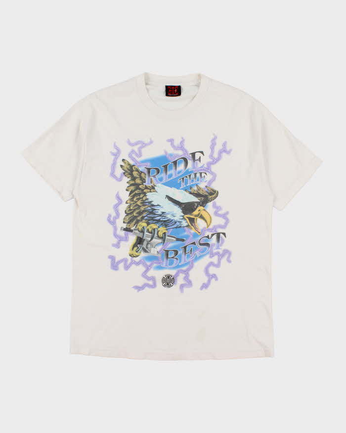 Vintage 2000's Independent Skateboard Eagle Graphic T-Shirt - L