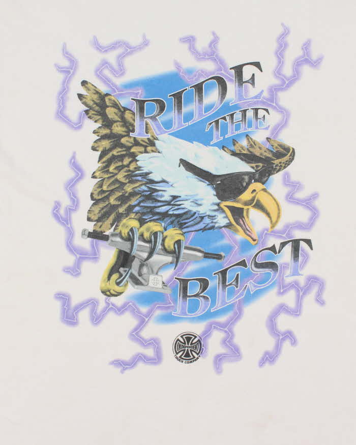 Vintage 2000's Independent Skateboard Eagle Graphic T-Shirt - L