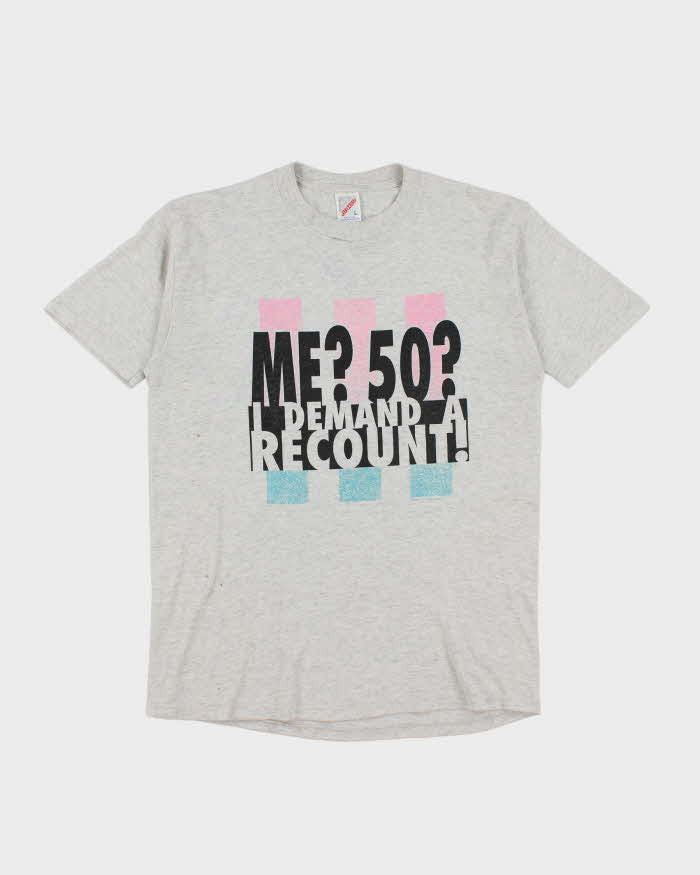 Vintage 2000's Age Comedy Graphic T-Shirt - L