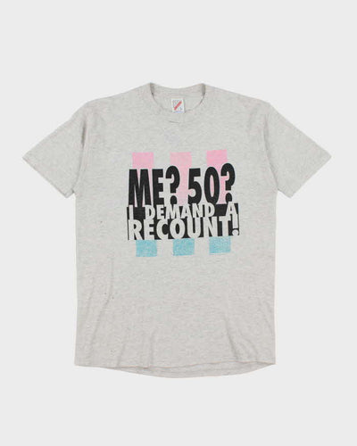Vintage 2000's Age Comedy Graphic T-Shirt - L
