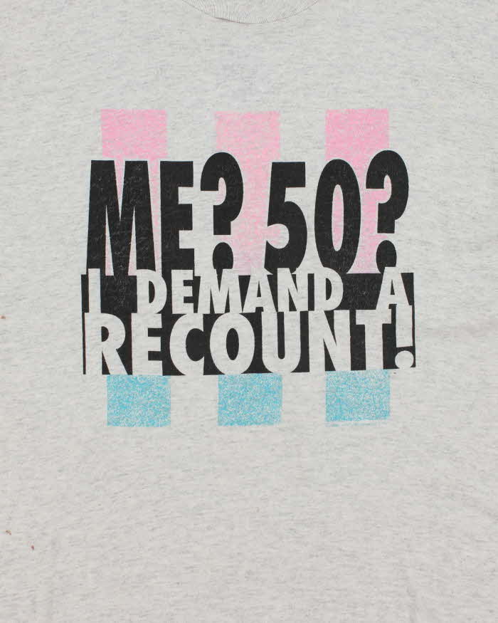 Vintage 2000's Age Comedy Graphic T-Shirt - L