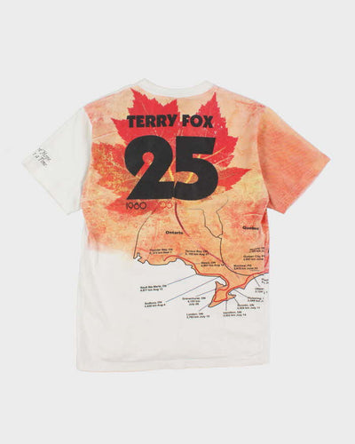 Vintage 2000's Terry Fox Memorial Run All Over Print T-Shirt - M