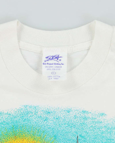 Vintage 90's Calgary Muffler Graphic T-Shirt - XL
