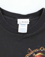 Vintage Y2K Disney Pirates of the Caribbean Ride Graphic T-Shirt - XL