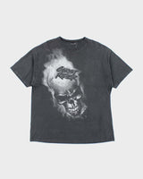 Vintage Ghost Rider Flaming Head Faded T-Shirt - L