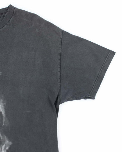 Vintage Ghost Rider Flaming Head Faded T-Shirt - L