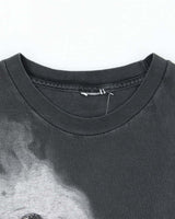 Vintage Ghost Rider Flaming Head Faded T-Shirt - L