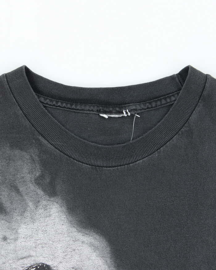 Vintage Ghost Rider Flaming Head Faded T-Shirt - L