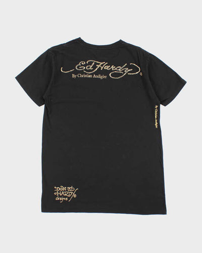 Vintage Y2K Ed Hardy Traditional Dragon Graphic T-Shirt - L
