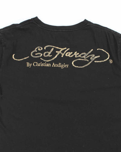 Vintage Y2K Ed Hardy Traditional Dragon Graphic T-Shirt - L