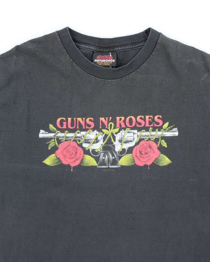 Vintage Guns n Roses Classic Logo Graphic T-Shirt - L