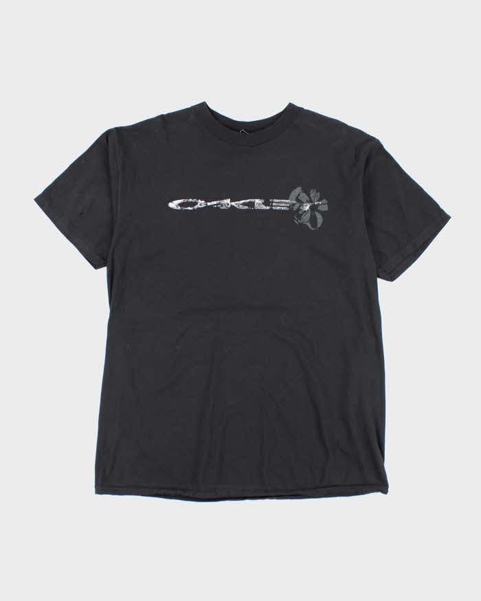 Vintage Y2K Oakley Spell Logo Graphic T-Shirt - L