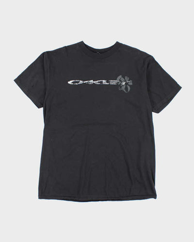 Vintage Y2K Oakley Spell Logo Graphic T-Shirt - L