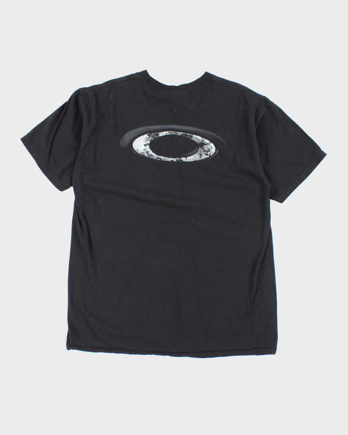 Vintage Y2K Oakley Spell Logo Graphic T-Shirt - L