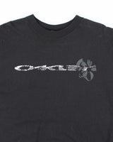 Vintage Y2K Oakley Spell Logo Graphic T-Shirt - L