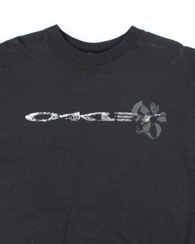 Vintage Y2K Oakley Spell Logo Graphic T-Shirt - L