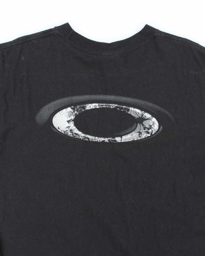 Vintage Y2K Oakley Spell Logo Graphic T-Shirt - L