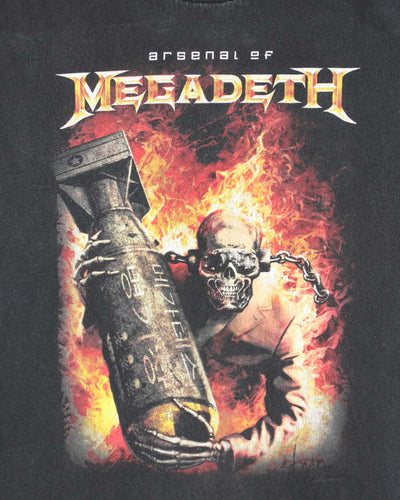 Vintage 2000's Megadeth Graphic T-Shirt - S