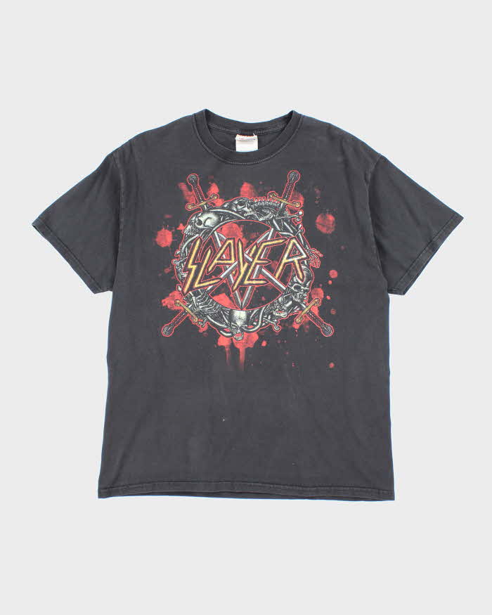 Vintage Slayer Bloody Emblem Graphic T-Shirt - L