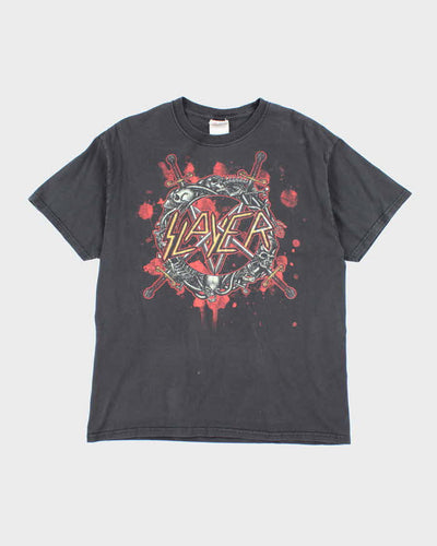 Vintage Slayer Bloody Emblem Graphic T-Shirt - L