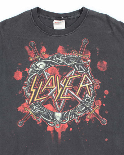 Vintage Slayer Bloody Emblem Graphic T-Shirt - L