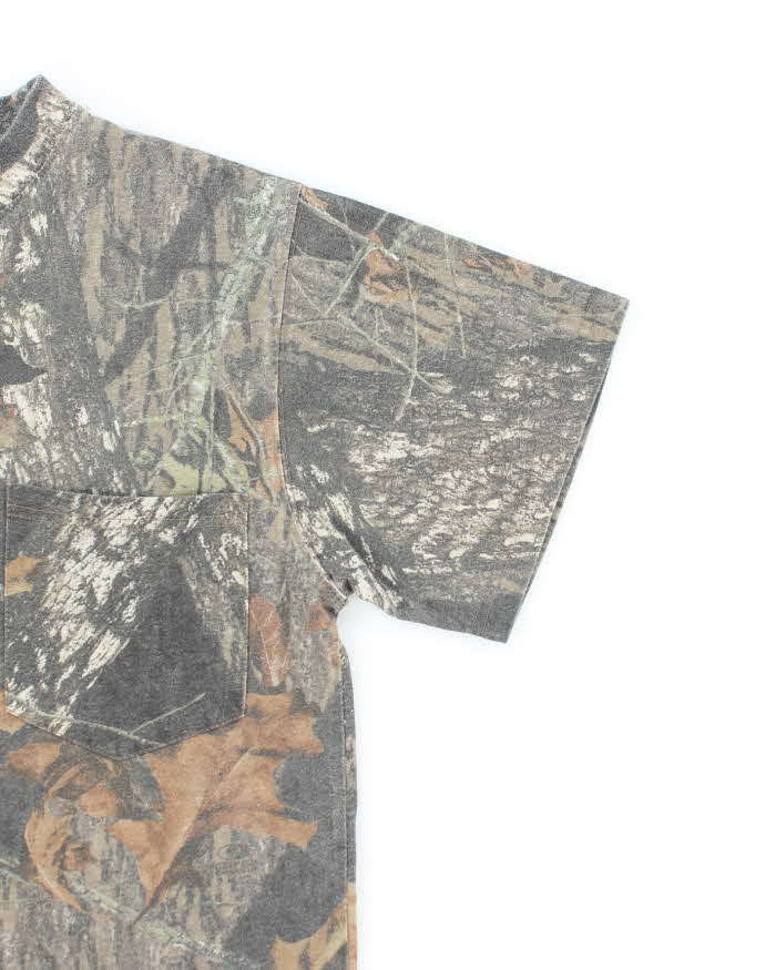 Vintage 00s Mossy Oak Camouflage T-shirt - M