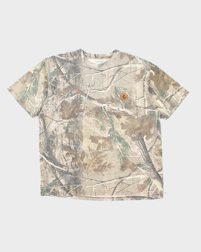 Vintage Carhartt Realtree Oversized Camouflage T-shirt - L
