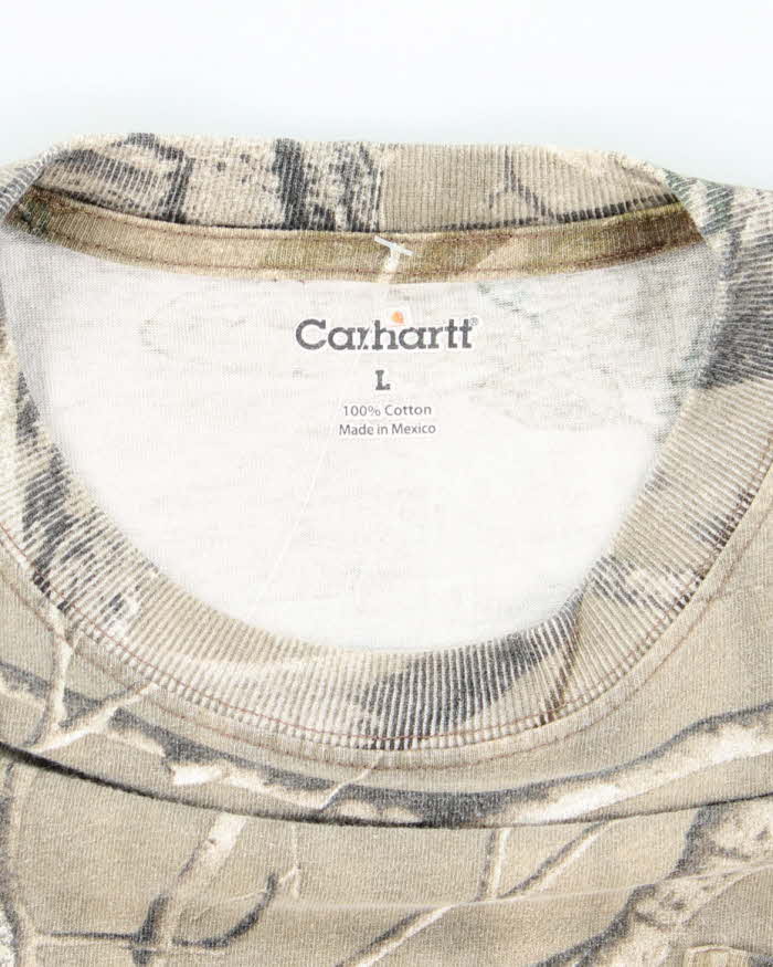 Vintage Carhartt Realtree Oversized Camouflage T-shirt - L