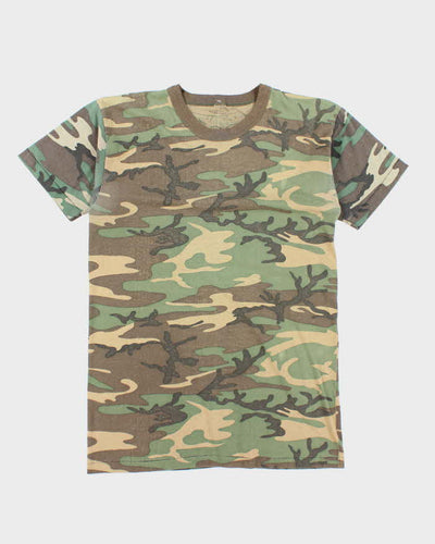 Vintage 90s Camouflage Single Stitch T-shirt - M