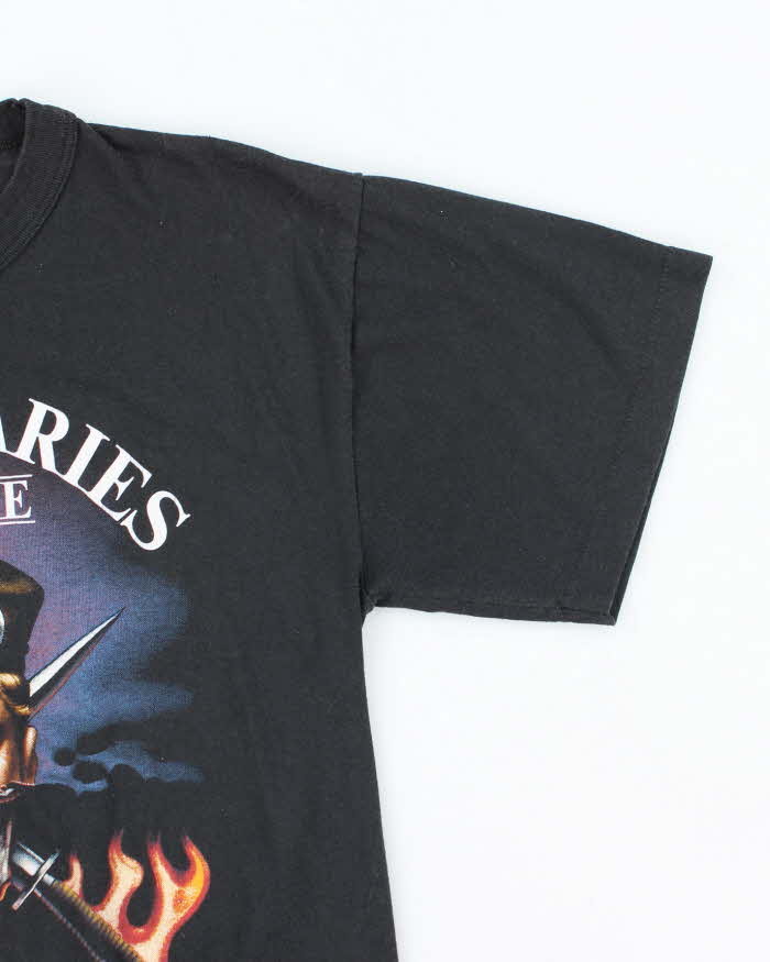 Vintage 80s Mercenaries Never Die Single Stitch T-shirt - L
