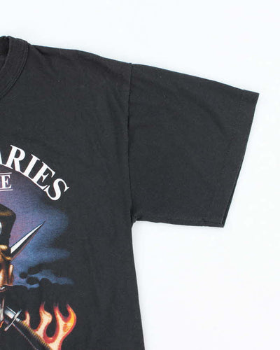 Vintage 80s Mercenaries Never Die Single Stitch T-shirt - L