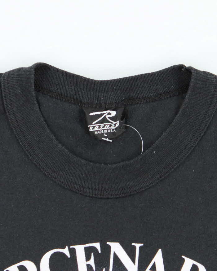 Vintage 80s Mercenaries Never Die Single Stitch T-shirt - L