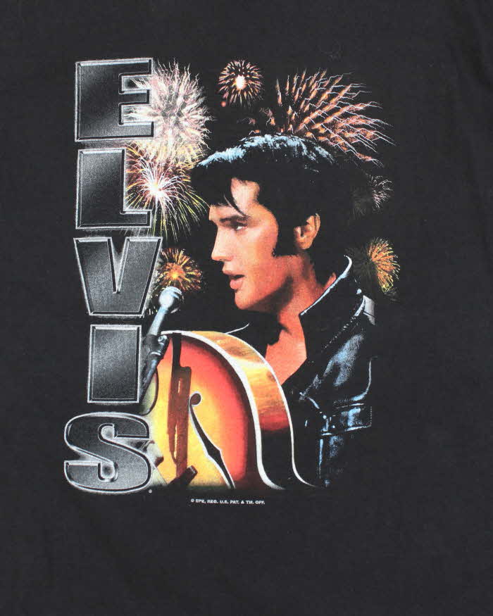 Vintage Elvis Graphic T-shirt - L