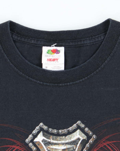 Vintage Loyal To One Crucifix Graphic T-shirt- M