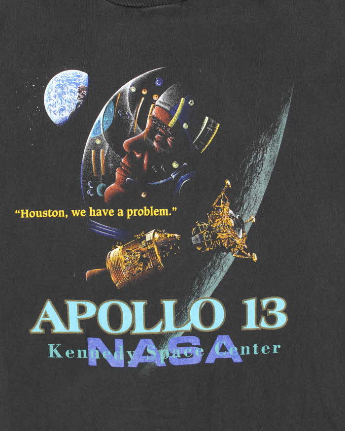Vintage Apollo 13 Kennedy Space Centre NASA T-shirt - L