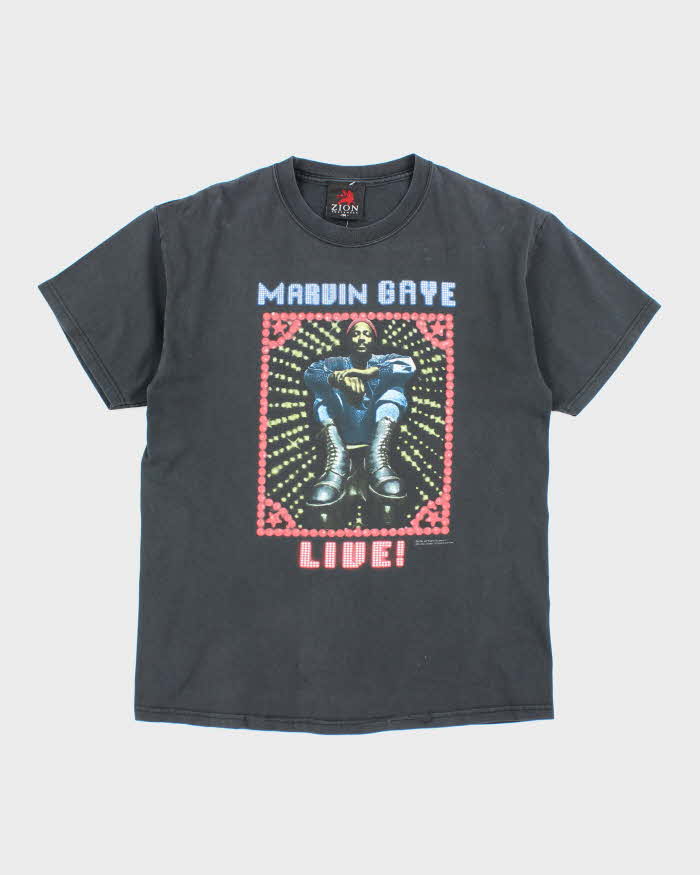 Vintage Marvin Gaye Live! 2004 T-shirt - M