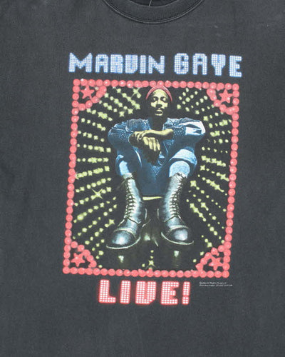 Vintage Marvin Gaye Live! 2004 T-shirt - M