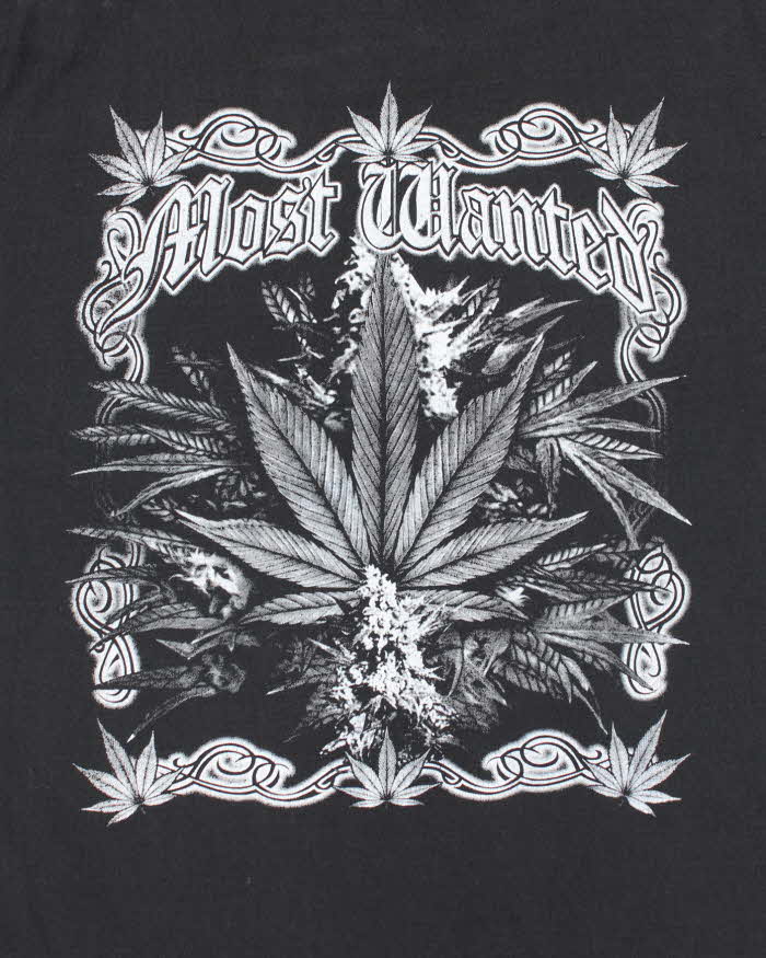 Vintage 00s Most Wanted Graphic T-shirt - XL