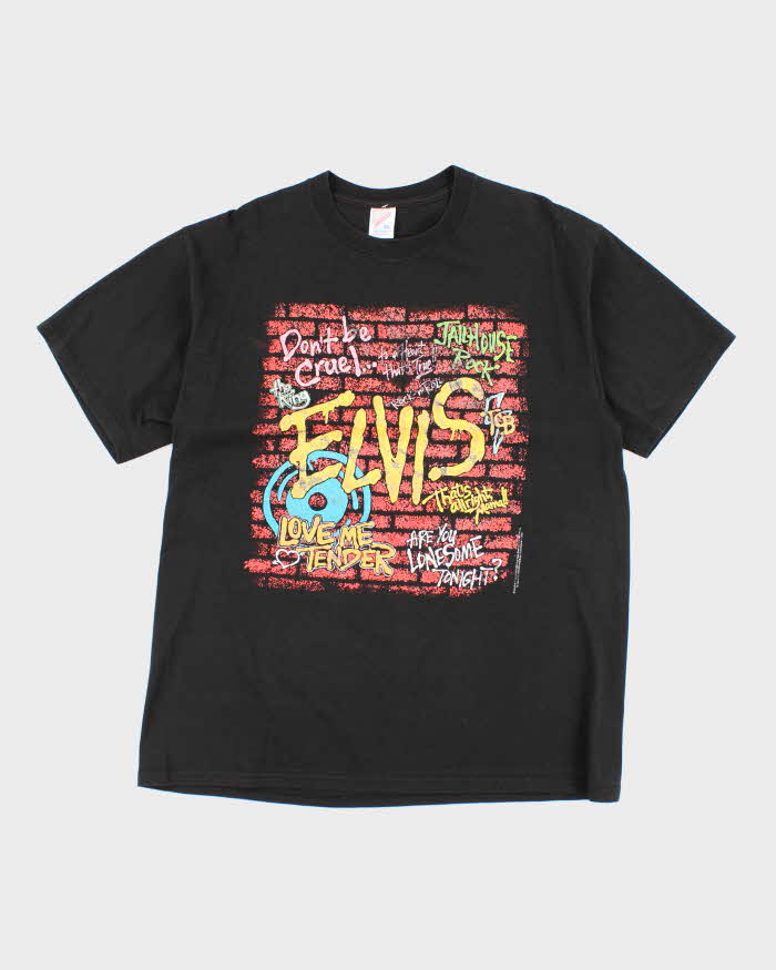 Vintage Elvis Presley Graffiti T-shirt - XL