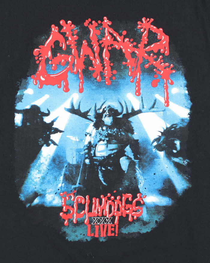 GWAR 90s ヴィンテージTシャツ JAXTAPOZ GWAR 表紙 Vintage GWAR Scumdogs xxx Live 30th Anniversary T-shirt - XXL – Rokit
