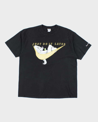 Vintage Just Do It Later T-shirt - XL