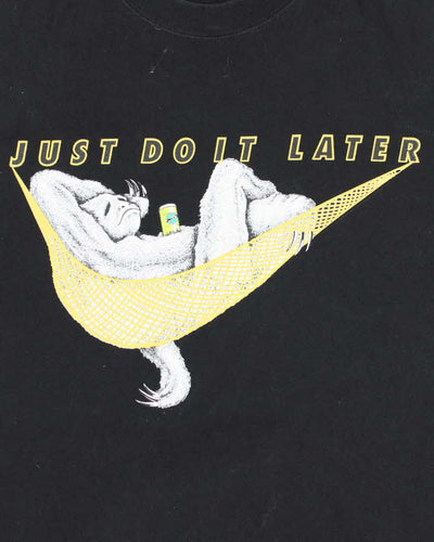 Vintage Just Do It Later T-shirt - XL