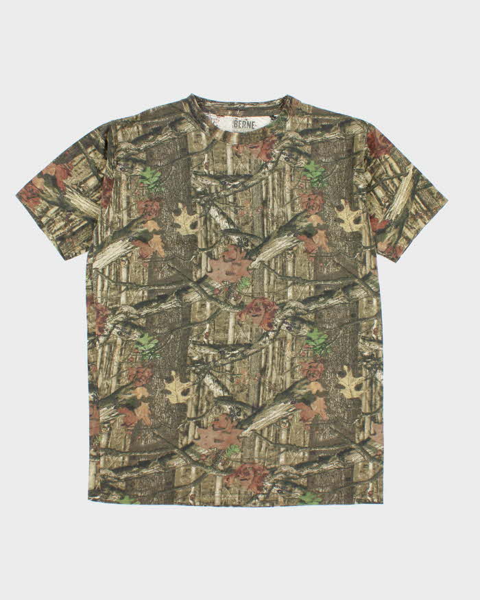 Vintage Berne Outdoors Camouflage T-shirt - M