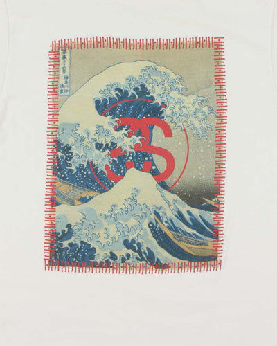 Vintage Stussy The Great Wave off Kanagawa T-shirt - M
